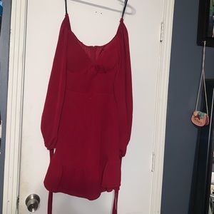 Red shirt dress I have only wore it 2 times